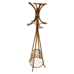 Portemanteau en rotin, 1970