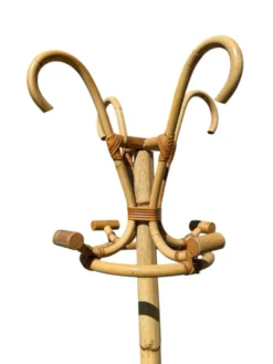 Portemanteau en Rotin des années 60 France