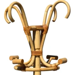 Portemanteau en Rotin des années 60 France