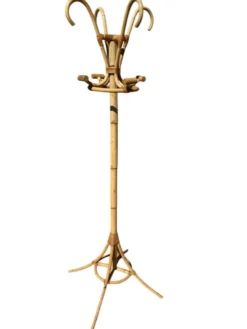 Portemanteau en Rotin des années 60 France