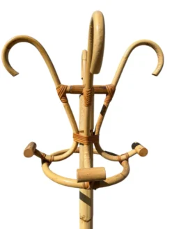Portemanteau en Rotin des années 60 France