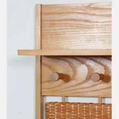 Porte manteau en rotin édité par Uluv dans les années 1960