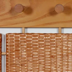 Porte manteau en rotin édité par Uluv dans les années 1960