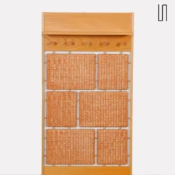 Porte manteau en rotin édité par Uluv dans les années 1960