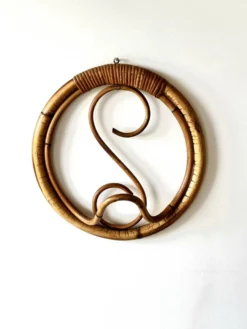 Porte manteau en rotin Franco Albini 1960