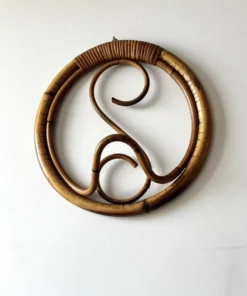 Porte manteau en rotin Franco Albini 1960