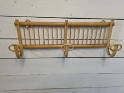 Porte manteau en rotin vintage