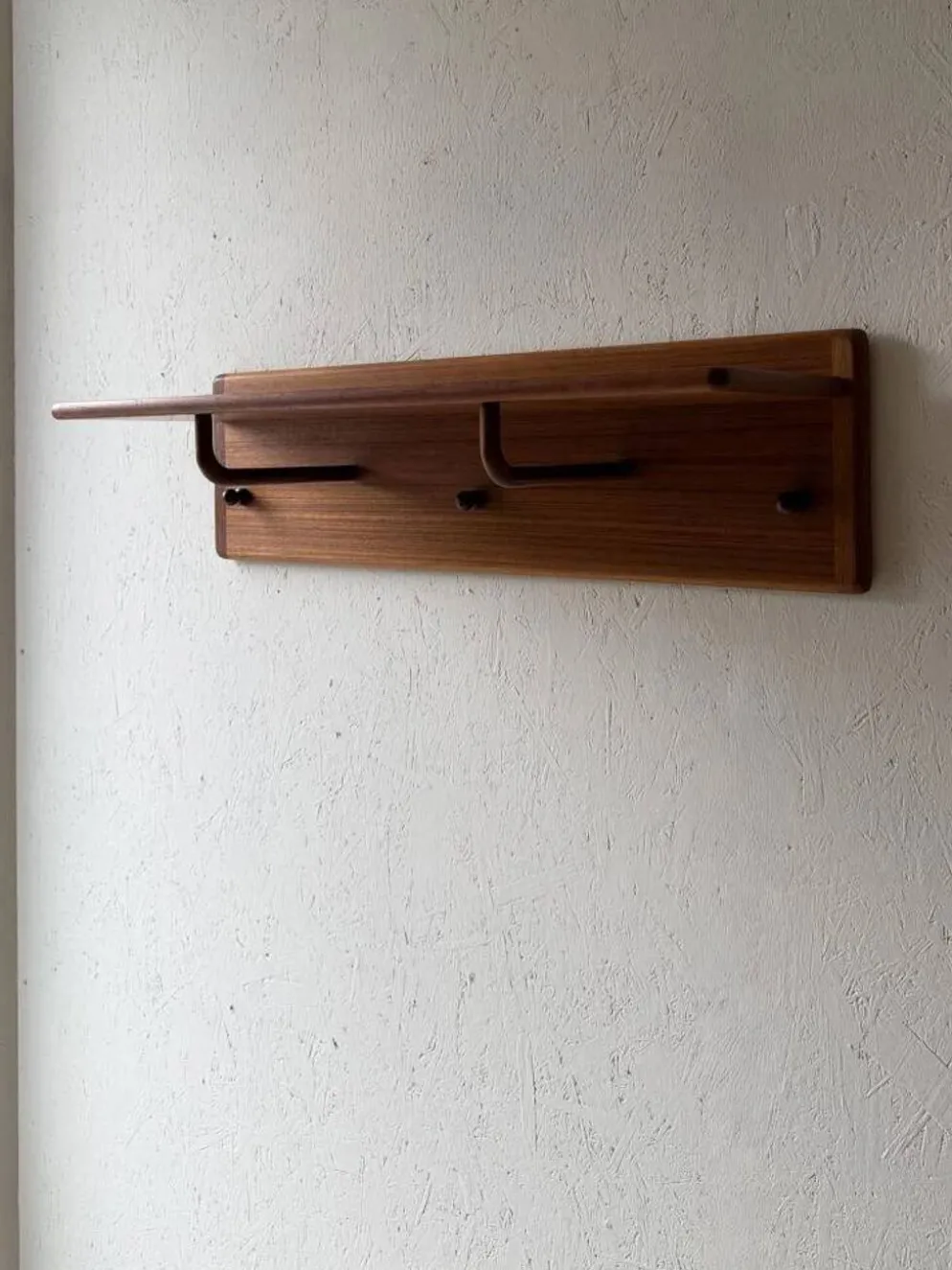 Porte-manteau en teck de Kai Kristiansen pour Vildbjerg Møbelfabrik