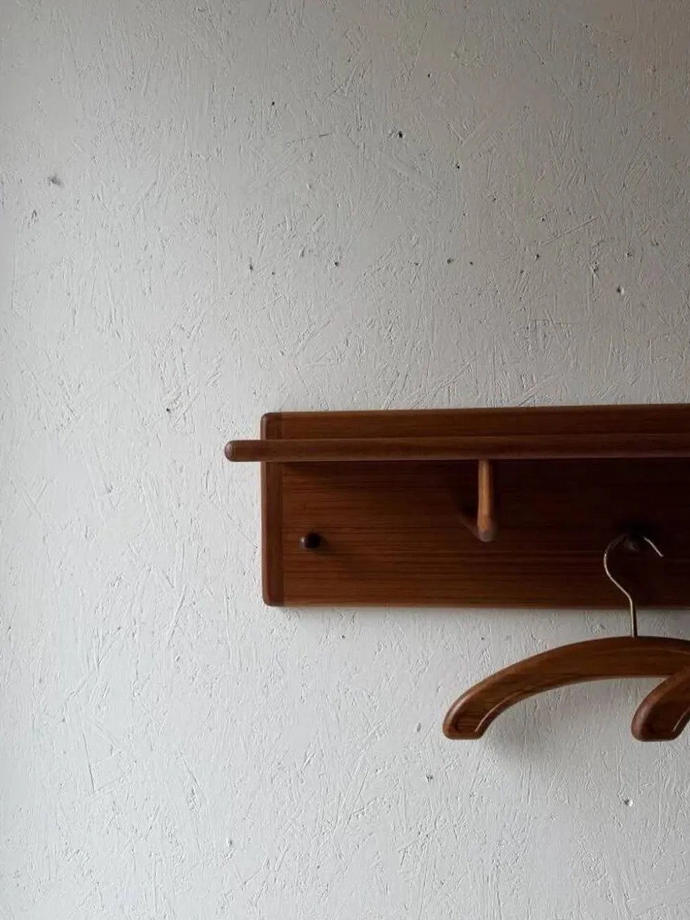 Porte-manteau en teck de Kai Kristiansen pour Vildbjerg Møbelfabrik