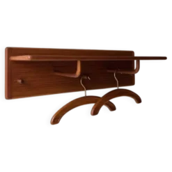 Porte-manteau en teck de Kai Kristiansen pour Vildbjerg Møbelfabrik