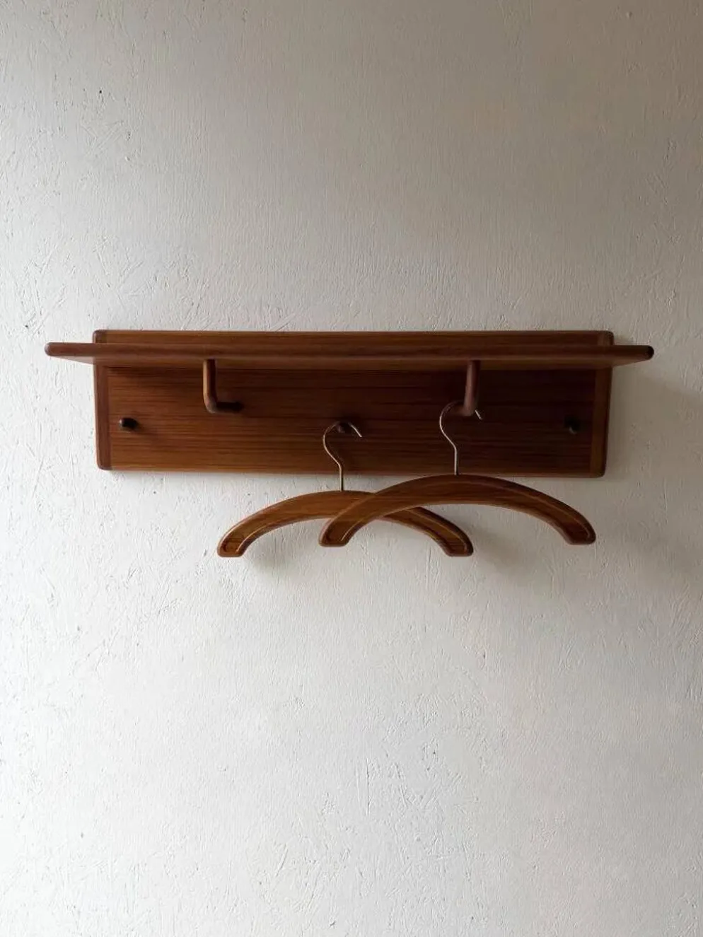Porte-manteau en teck de Kai Kristiansen pour Vildbjerg Møbelfabrik