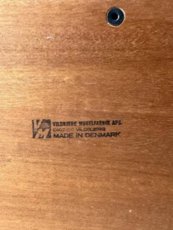 Porte-manteau en teck de Kai Kristiansen pour Vildbjerg Møbelfabrik