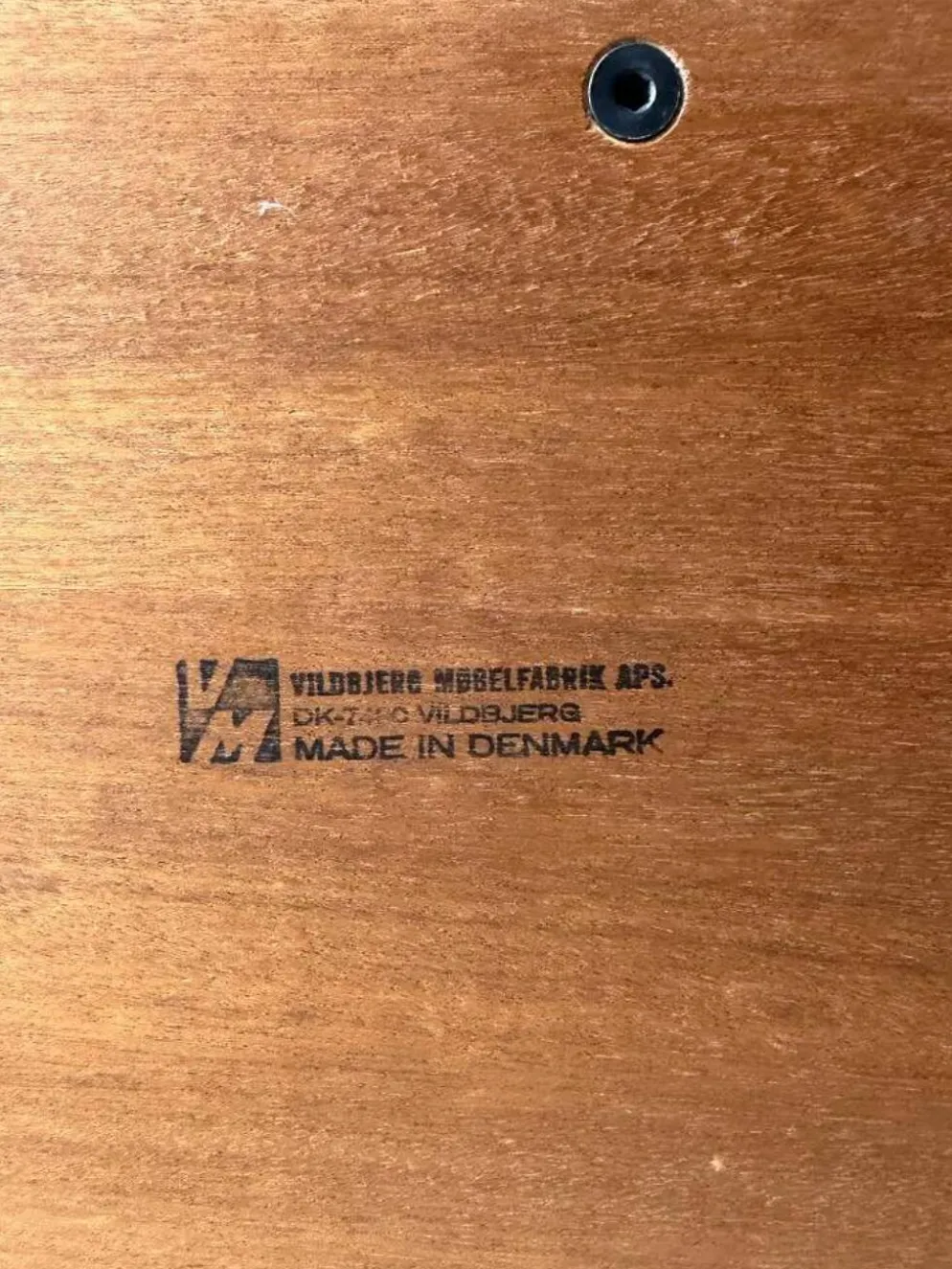 Porte-manteau en teck de Kai Kristiansen pour Vildbjerg Møbelfabrik