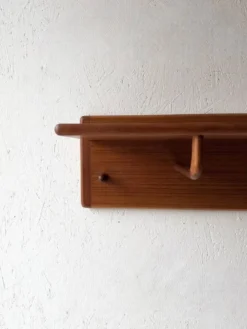 Porte-manteau en teck de Kai Kristiansen pour Vildbjerg Møbelfabrik