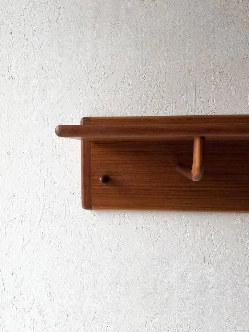 Porte-manteau en teck de Kai Kristiansen pour Vildbjerg Møbelfabrik