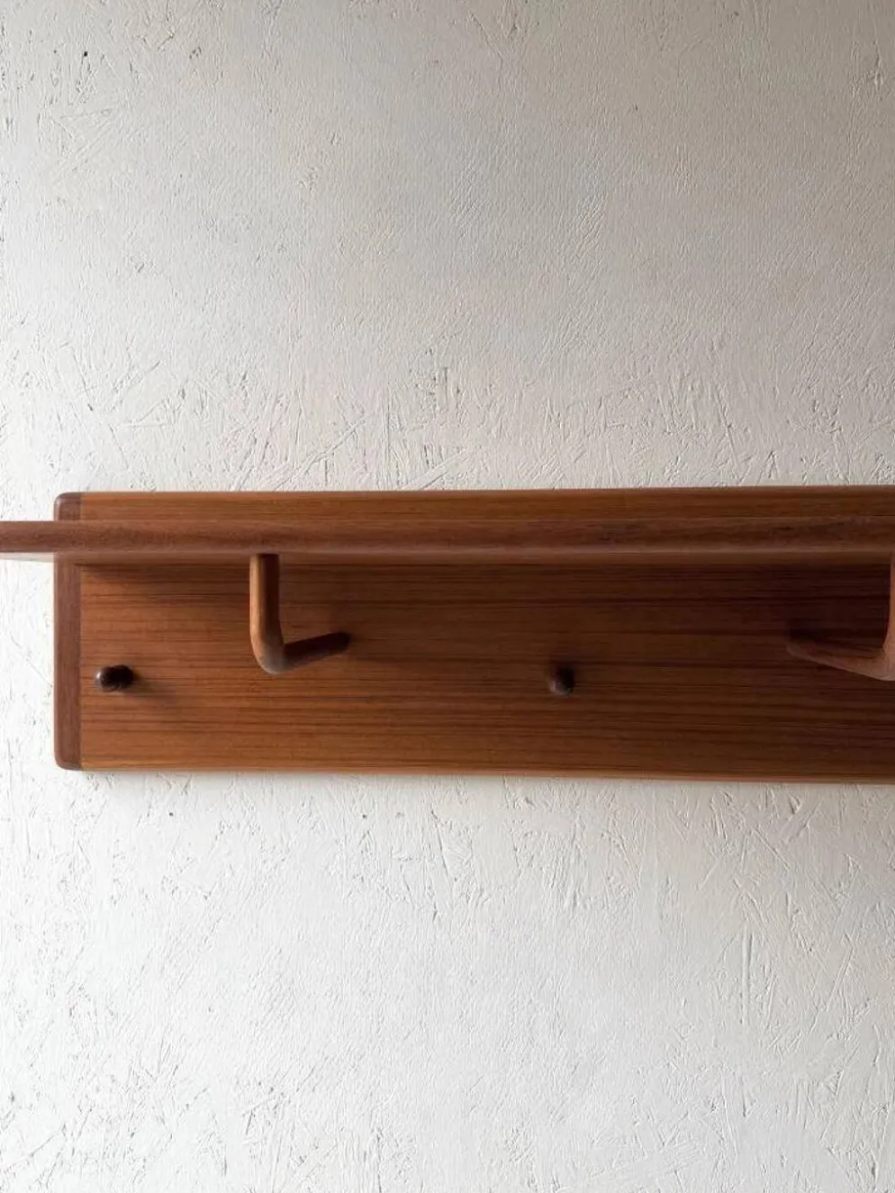 Porte-manteau en teck de Kai Kristiansen pour Vildbjerg Møbelfabrik