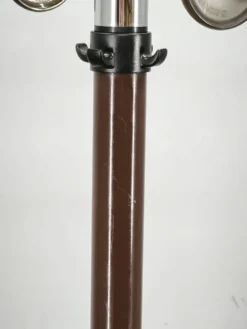 Porte-manteau et porte-parapluie en chrome de l'ère spatiale italienne des années 1970 par Cazzaro