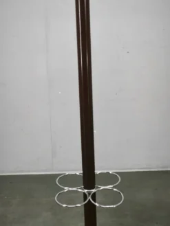 Porte-manteau et porte-parapluie en chrome de l'ère spatiale italienne des années 1970 par Cazzaro