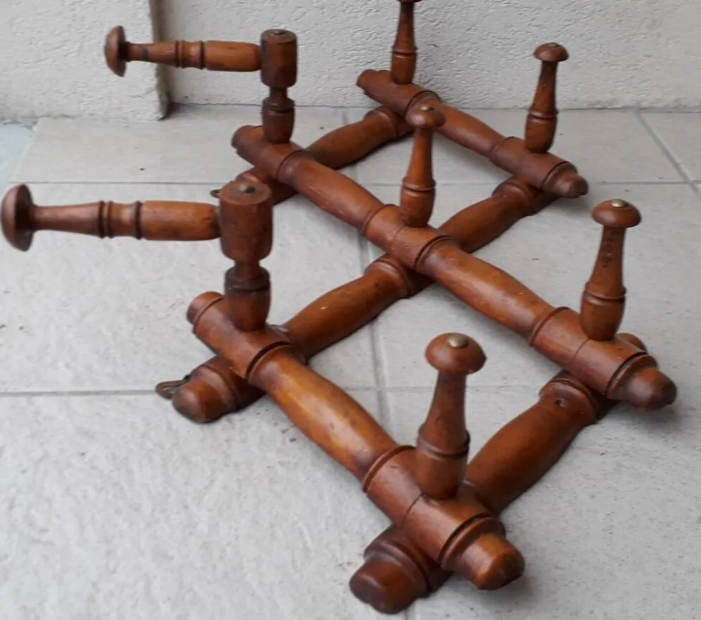 Portemanteau extensible en bois