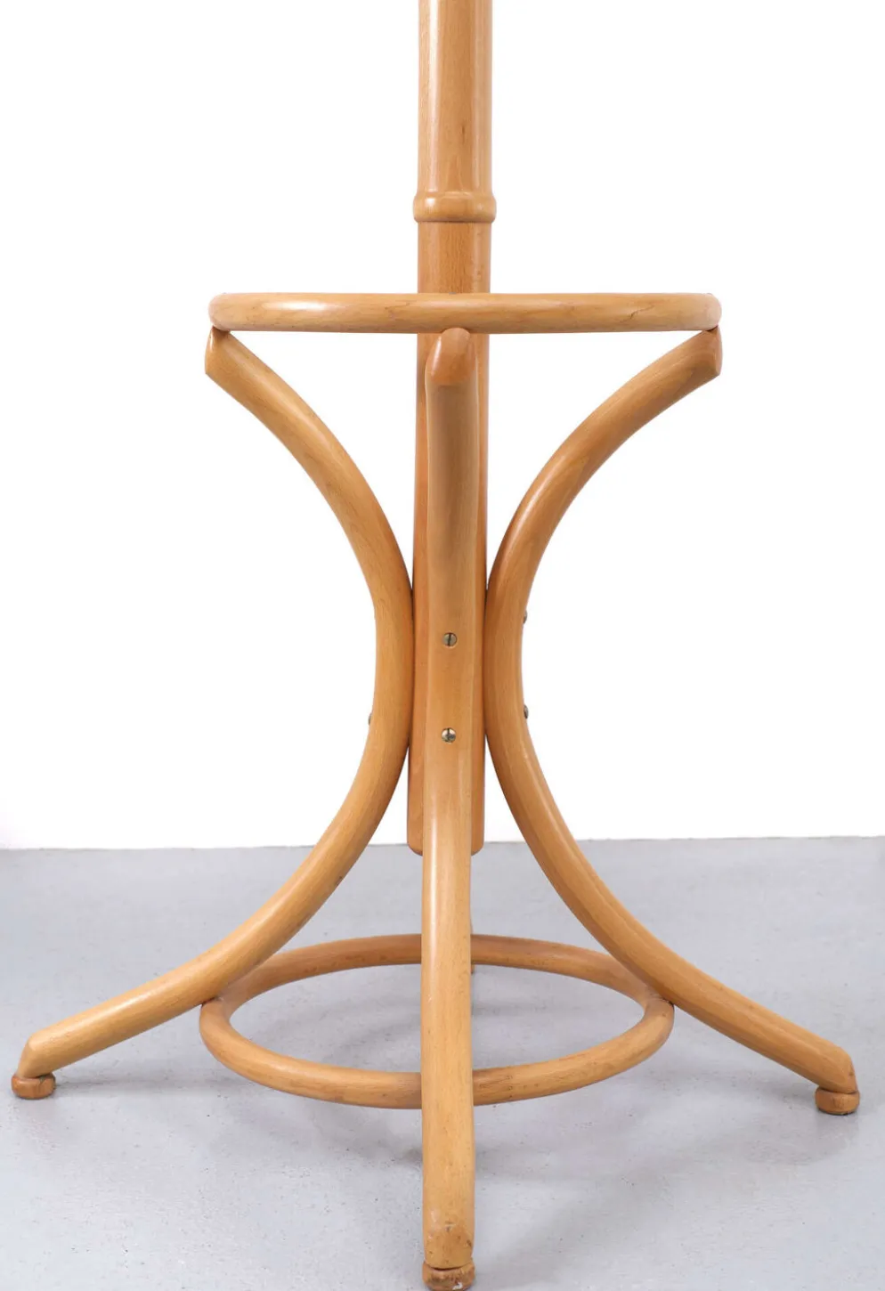 Porte-manteau hêtre Thonet années 1960