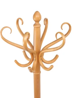 Porte-manteau hêtre Thonet années 1960