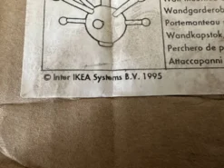 Porte manteau IKEA spoutnik design années 90