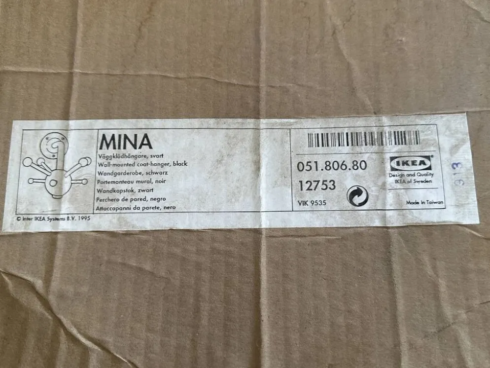 Porte manteau IKEA spoutnik design années 90