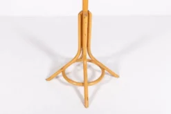 Porte-manteau italien en bambou et rotin, années 1980