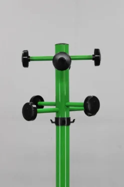 Porte-manteau italien en métal laqué des années 1970 avec porte-parapluie