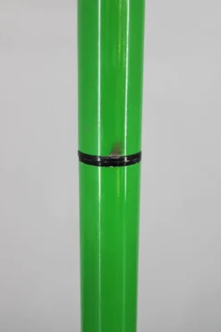 Porte-manteau italien en métal laqué des années 1970 avec porte-parapluie