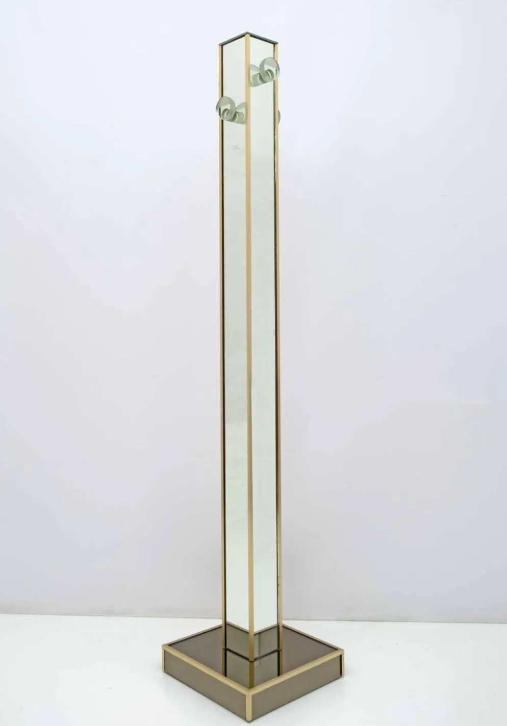 Porte manteau italien moderne de style Mid-Century Modern Decorvetro, années 1970