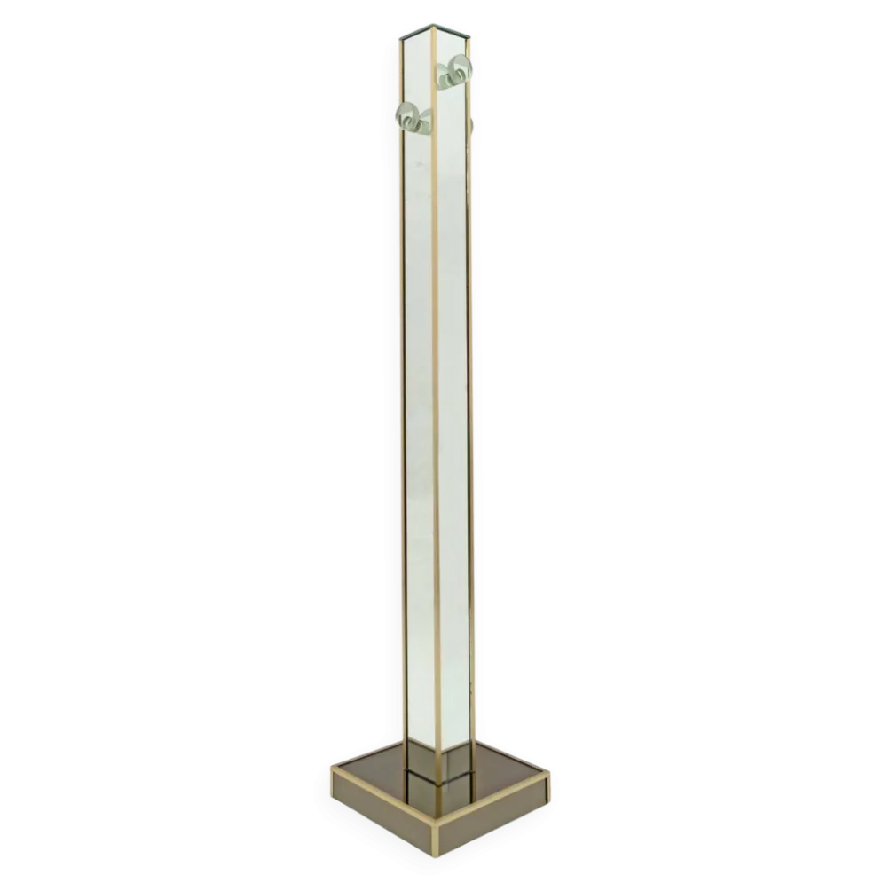 Porte manteau italien moderne de style Mid-Century Modern Decorvetro, années 1970