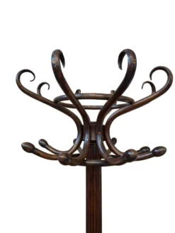 Porte-manteau élégant en colonne style Thonet