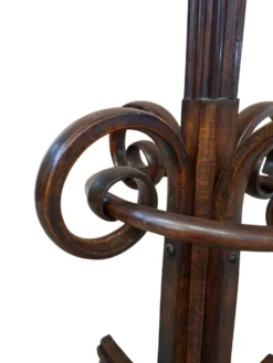 Porte-manteau élégant en colonne style Thonet