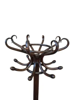 Porte-manteau élégant en colonne style Thonet