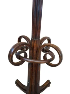 Porte-manteau élégant en colonne style Thonet