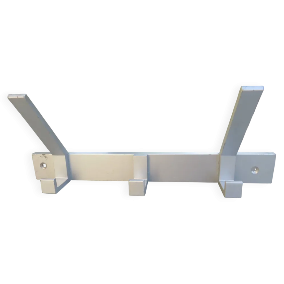 Porte manteau moderniste en aluminium années 70