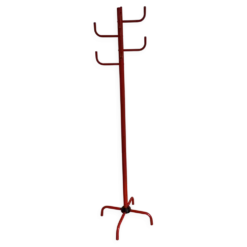 Portemanteau métal rouge