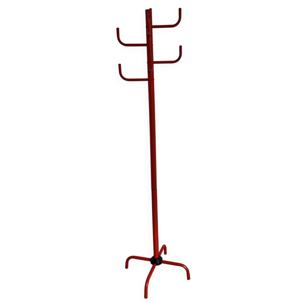 Portemanteau métal rouge