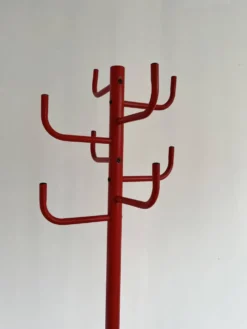 Portemanteau métal rouge