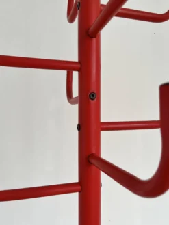 Portemanteau métal rouge