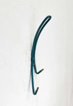 Porte-manteau mural allemand de style mid-century modern, années 1960, ensemble de 5.