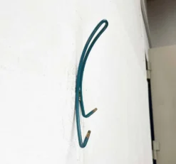 Porte-manteau mural allemand de style mid-century modern, années 1960, ensemble de 5.