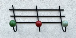 Porte-manteau mural années 50 style Féraud
