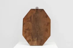 Porte-manteau mural Art Déco à marqueterie géométrique, France vers 1930