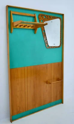 Porte-manteau mural des années 1970, Tchécoslovaquie.
