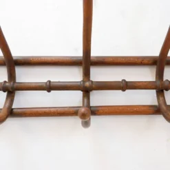 Porte-manteau mural en bois courbé - Début du 20ème siècle