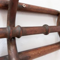 Porte-manteau mural en bois courbé - Début du 20ème siècle