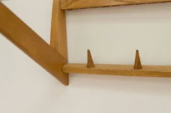 Portemanteau mural en bois par ULUV, années 1970