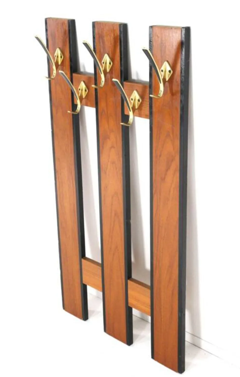 Porte-manteau mural 'Erika' - moderne du milieu du siècle - vintage